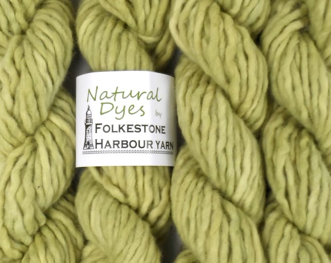 Light Mugwort Green #77 Super Chunky Corriedale Yarn 50g