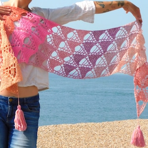 Shepherds Delight Shawl Crochet Pattern Digital Download image 1