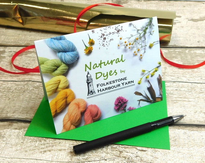 GIFT CARD for Natural Yarn Dyeing Workshop in Folkestone, Kent