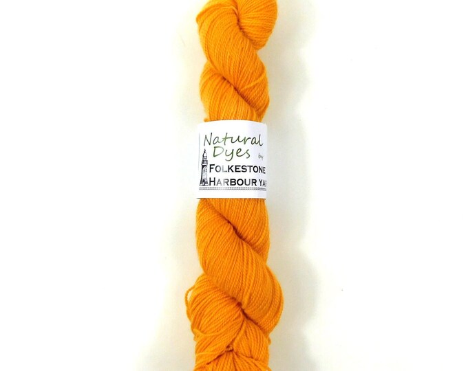 Light Orange Annatto Kent Romney Sock 50g
