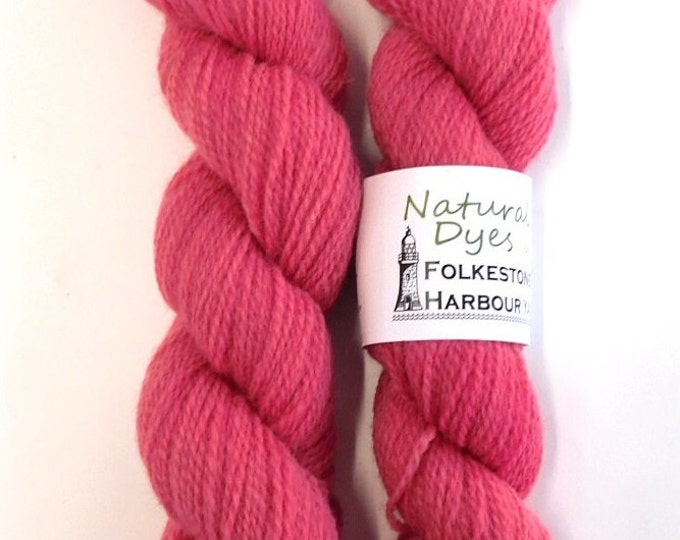 Bright Pink Cochineal #56 Kent Romney Sock 50g