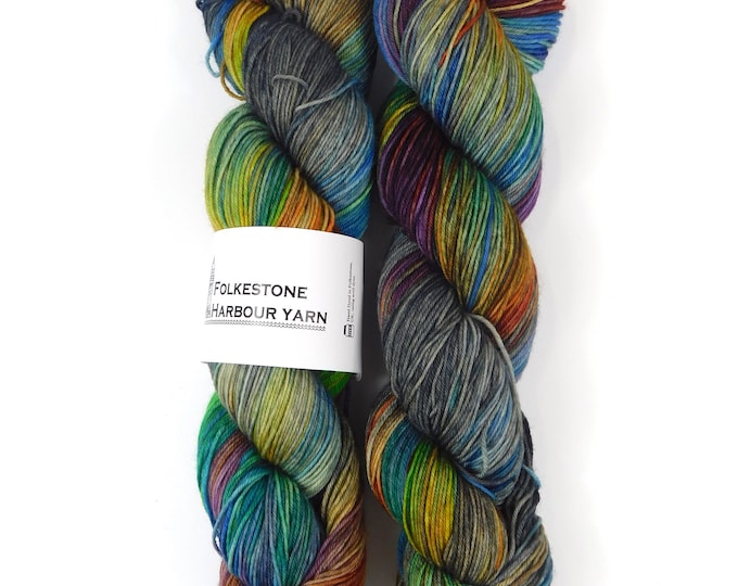 Slick  Variegated Merino Blend Sock Wool Yarn