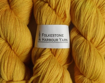 Jarman Yellow Wool Yarn 100g DK Merino 20