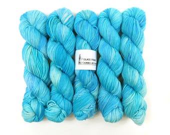 Aquamarine Blue Merino Blend DK 100g