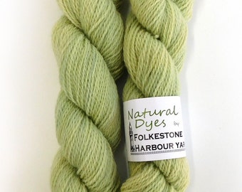 Pastel Green Indigo & Weld        Kent Romney Sock 50g