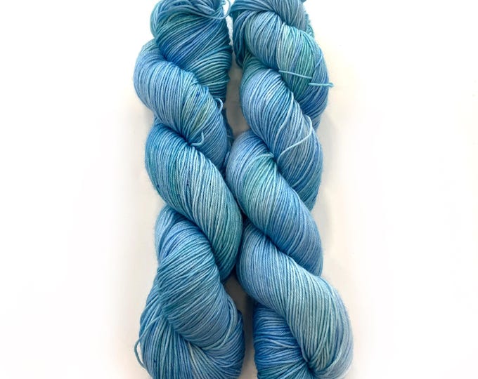 Hills & Dales Blue Speckled 4ply Sock Yarn 100g          YARNDALE 2024