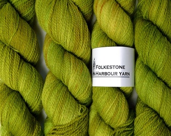 Absinthe Green Merino Blend Sock Wool Yarn 100g with Bio-Nylon