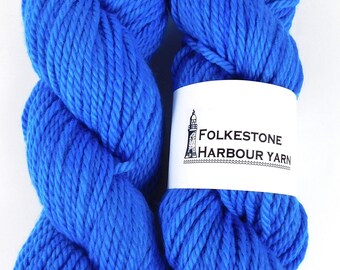 Boat Paint Blue Merino Chunky Wool Yarn