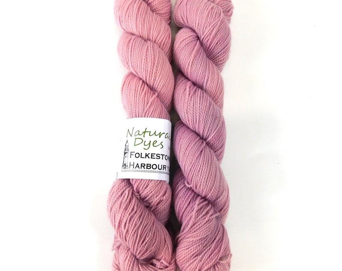 Lilac Lac & Indigo Merino Blend Sock 4ply Yarn 50g                 Natural Dye