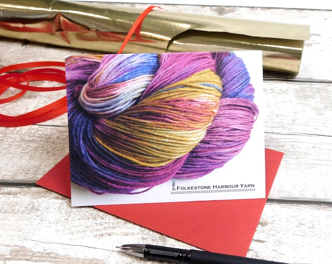 GIFT CARD for Design & Dye your own yarn  Workshop in Folkestone, Kent