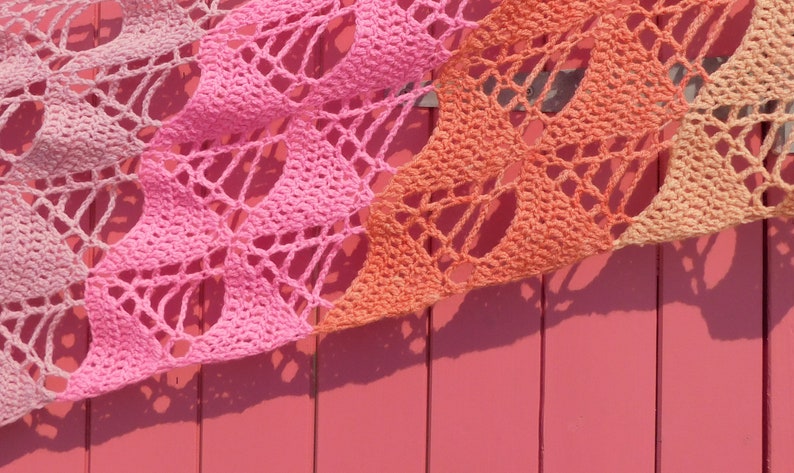 Shepherds Delight Shawl Crochet Pattern Digital Download image 7