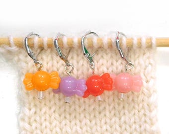 Candy Sweet Stitch Markers       2 Colour Options      Set of 4