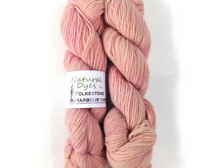 Light Pink Lac Double Knit DK Kent Romney 50g              Natural Dye