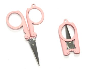 Colourful Folding Scissors for Yarn or Embroidery   2 colour options