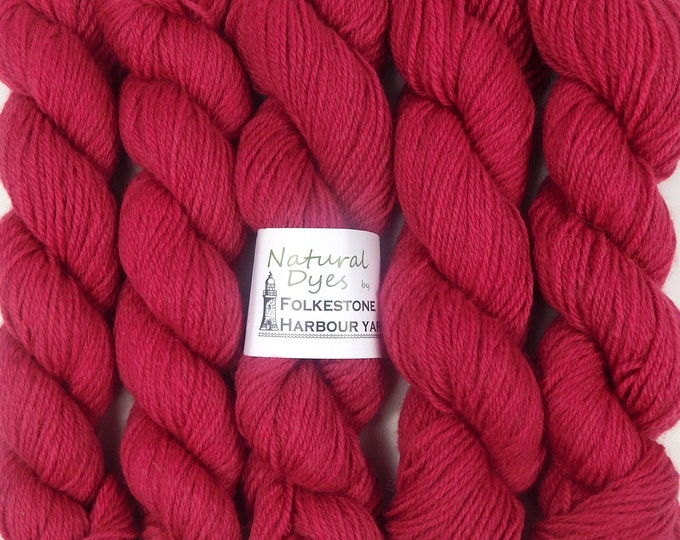 Raspberry Red Cochineal #65 DK Romney 50g