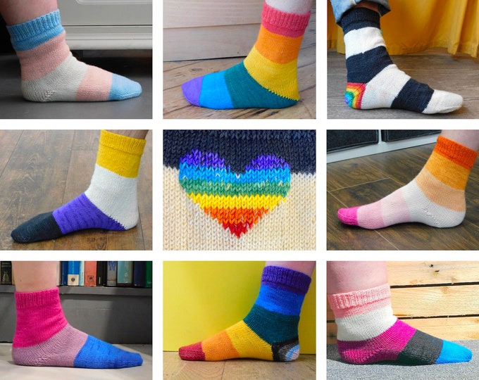 Walk With Pride Sock Knitting Yarns