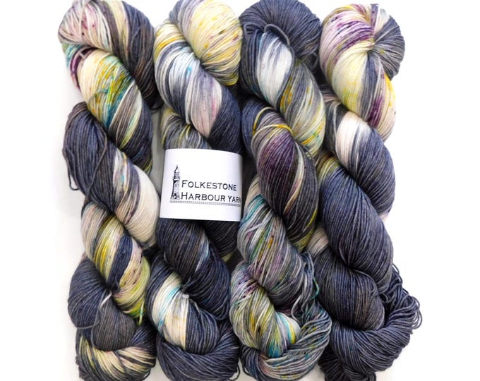 Grey Gardens Speckled 4ply Sock Yarn 100g