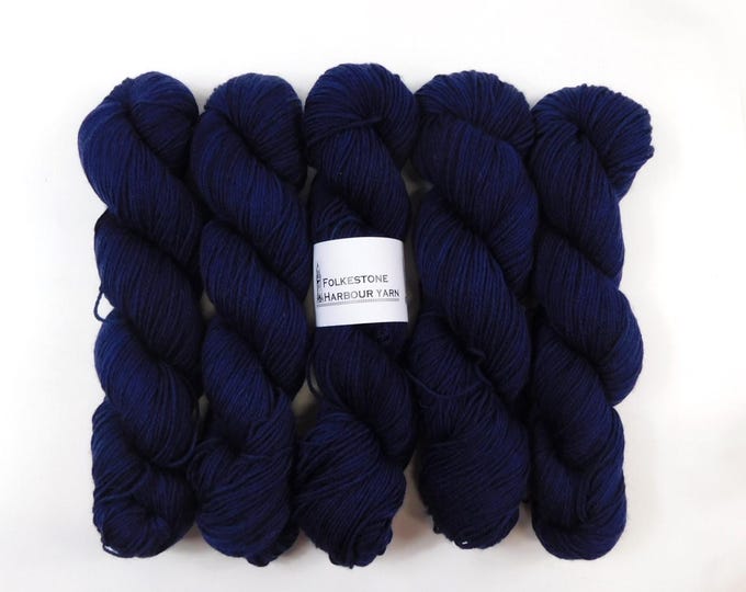Midnight Blue Merino Blend DK 100g