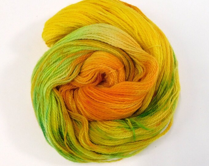 Daffodil  Variegated Romney Sock weight Wool Yarn