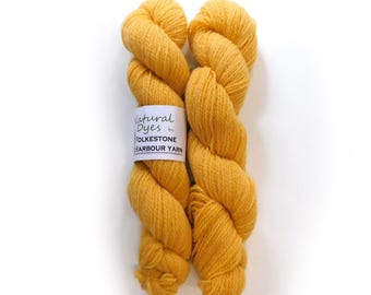 Light Orange Annatto Kent Romney Sock Fingering 50g 175m