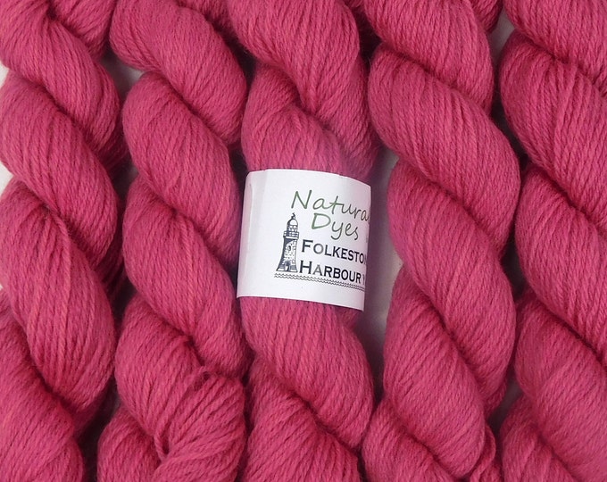 Bright Pink Cochineal #57 DK Romney 50g