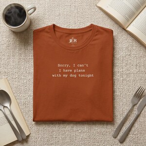 Funny Dog Mom T-Shirt, Minimalist Text, Soft Cotton Tee