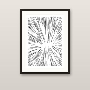Custom Pen Plotter Drawing Made to Order, Commission a 1/1 Generative Ink Original, Your Style and Palette, Signed Archival A3 Wall Art image 2