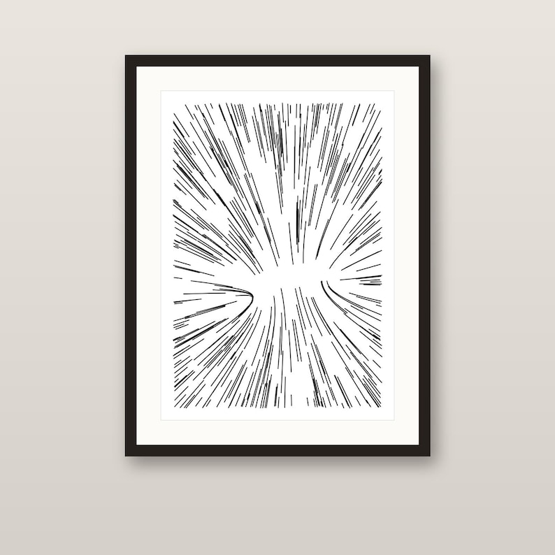 Custom Pen Plotter Drawing Made to Order, Commission a 1/1 Generative Ink Original, Your Style and Palette, Signed Archival A3 Wall Art image 2