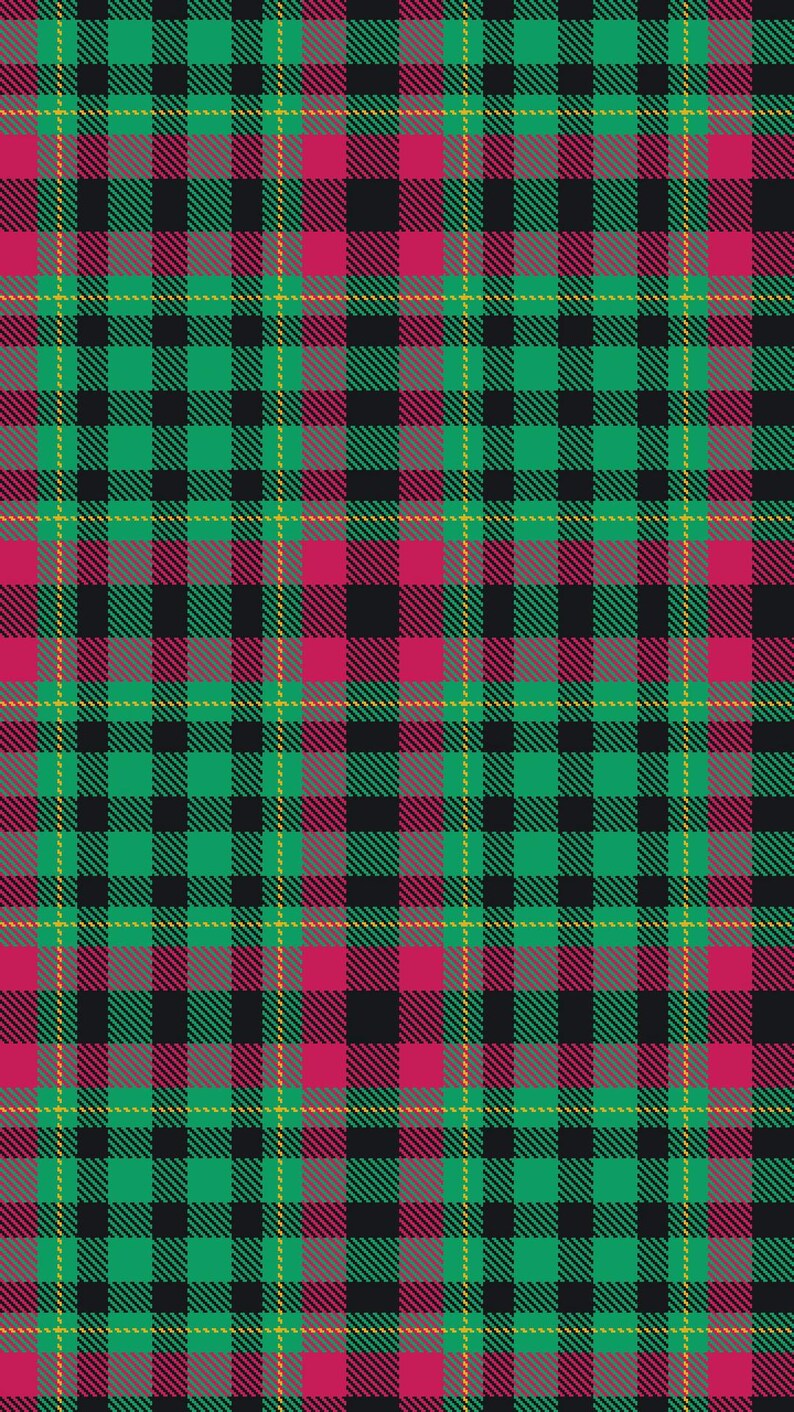 Jewel Tone Tartan Loop Pack | 10 Seamless Looping Plaid Video Backgrounds for TikTok Live, OBS, Twitch, Rich Color Stream Decor image 3