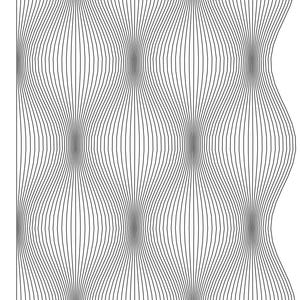 Op Art No. 288 | Original 1/1 Pen Plotter Drawing, Hand-Plotted Riley Wave, Signed Archival Ink A3 Geometric Wall Art image 1