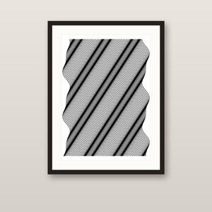 Custom Pen Plotter Drawing Made to Order, Commission a 1/1 Generative Ink Original, Your Style and Palette, Signed Archival A3 Wall Art image 3