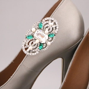Wedding shoe clips Blue Crystal shoe clips Rhinestone shoe clips Wedding shoe accessories shoe clips Navy blue Bridal shoe clips Blue clips