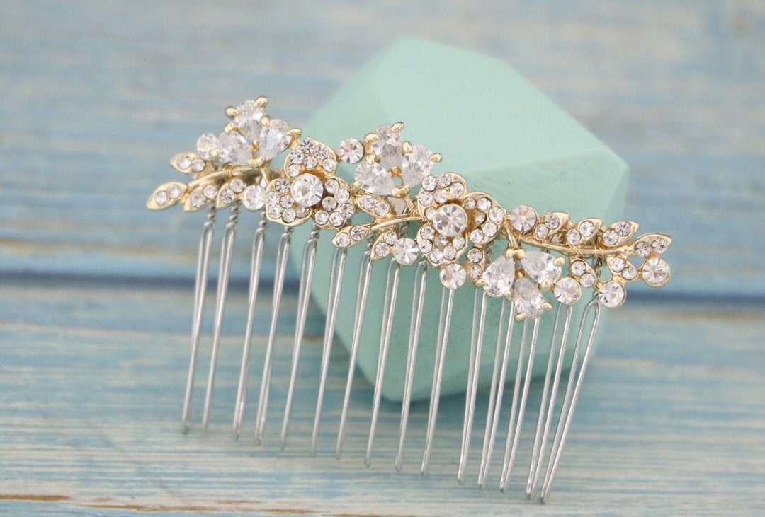 Gold Hair Comb Wedding