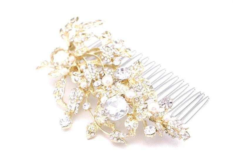 Bridal fascinators veil White birdcage veil Wedding hair comb Ivory image 3