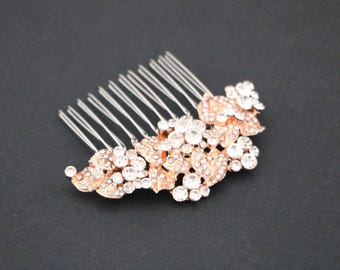 Tocado de boda de cristal Accesorios para el cabello de novia con diamantes de imitación Pinza para el cabello de novia Tocado de boda Peineta de boda Peineta de plata Peineta de novia