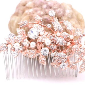 Bridal fascinators veil White birdcage veil Wedding hair comb Ivory image 5