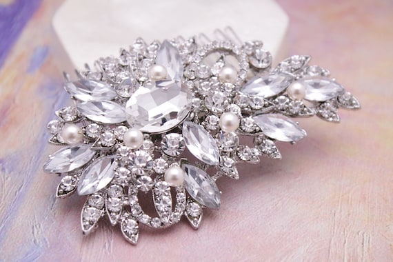 Wedding Comb Crystal Hair Accessories Wedding Hair Comb  display picture 3