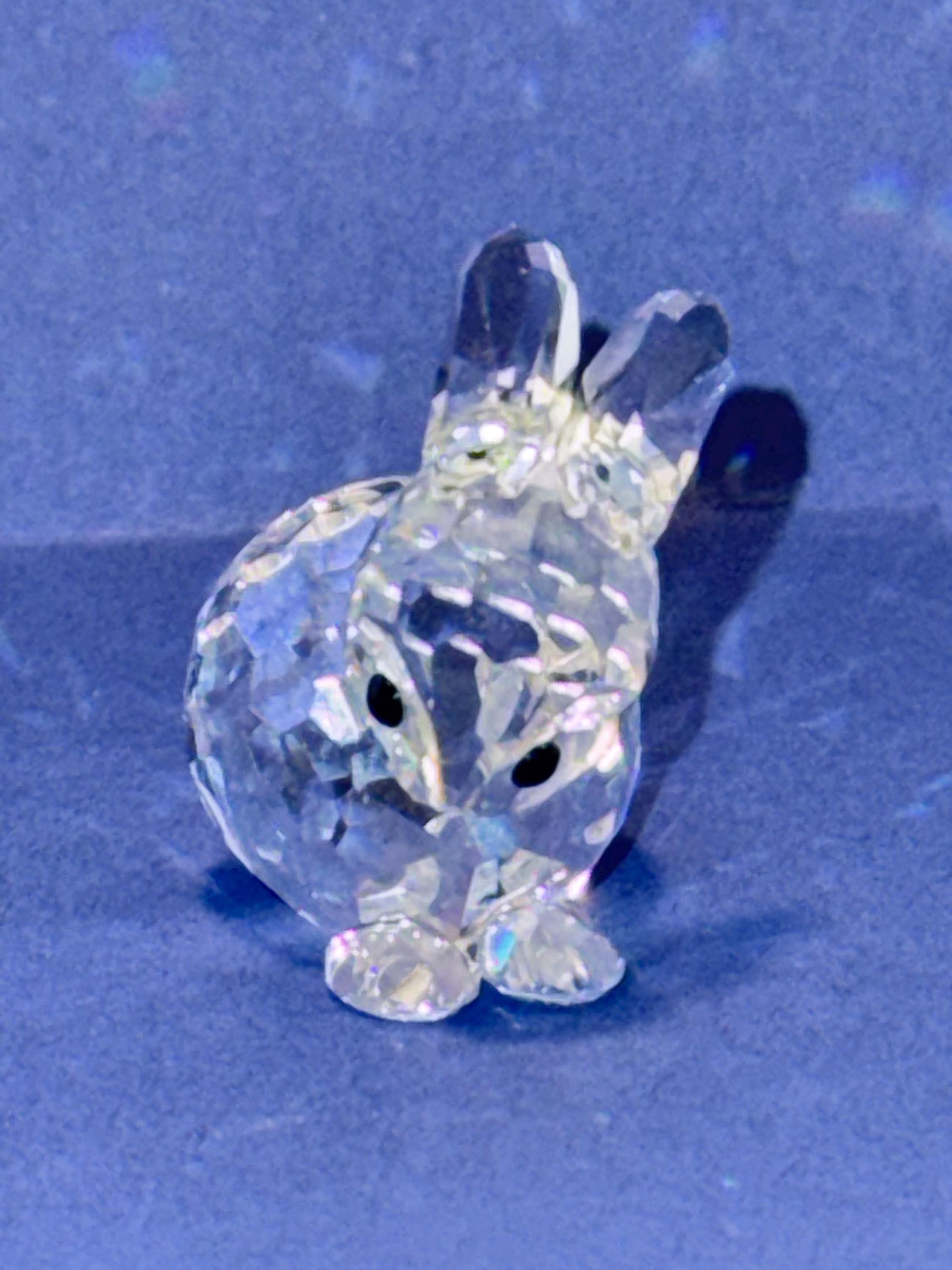 Swarovski Rabbit Figurines - Etsy