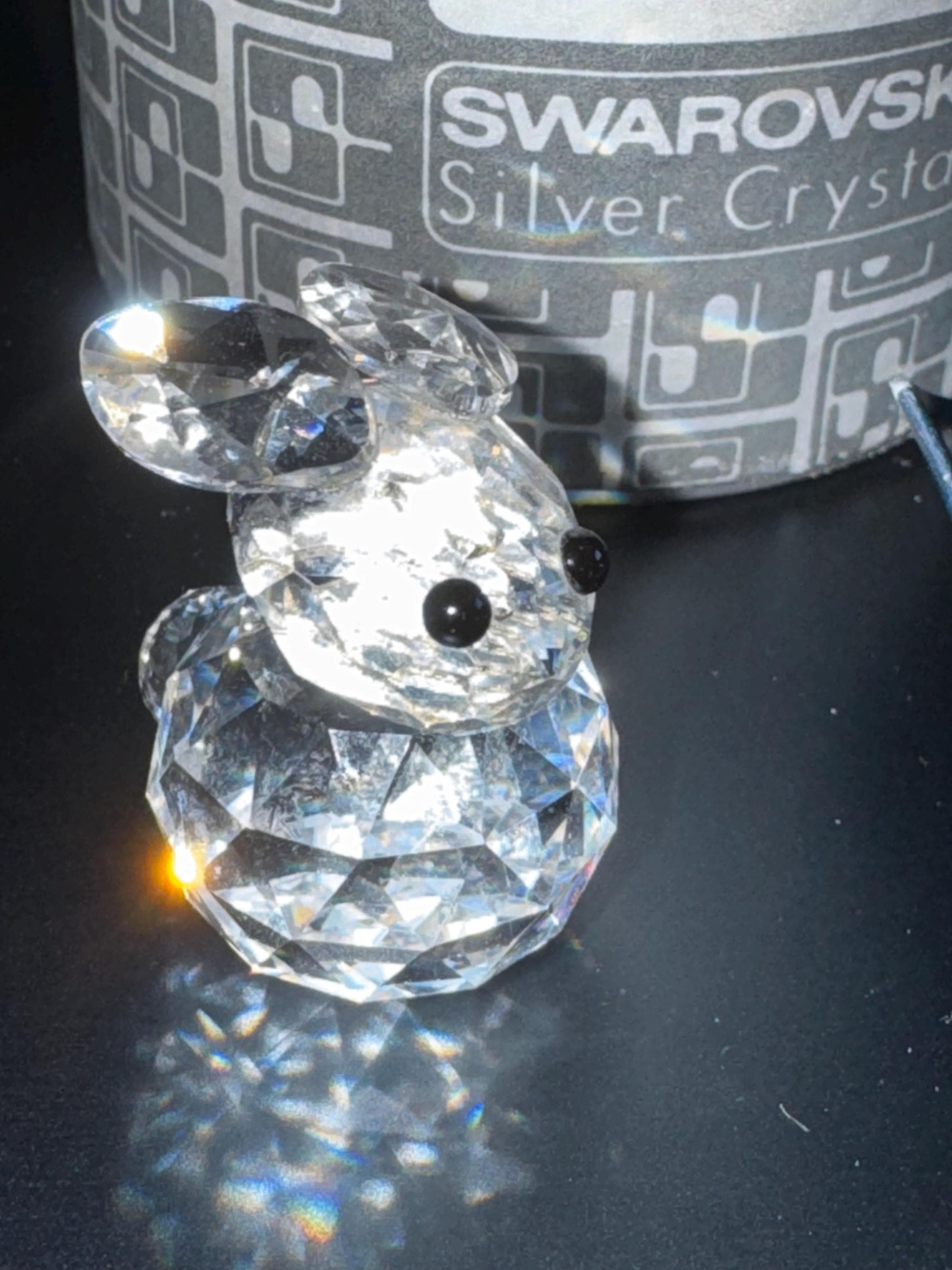 Swarovski Rabbit Crystal Figurines - Etsy