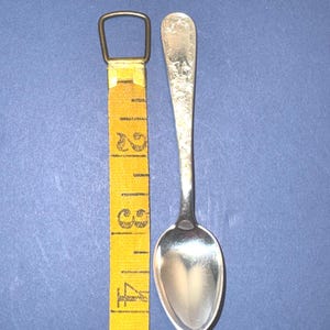Vintage S. Kirk & Son Sterling Silver Repousse Demitasse Spoon 4" No Monogram