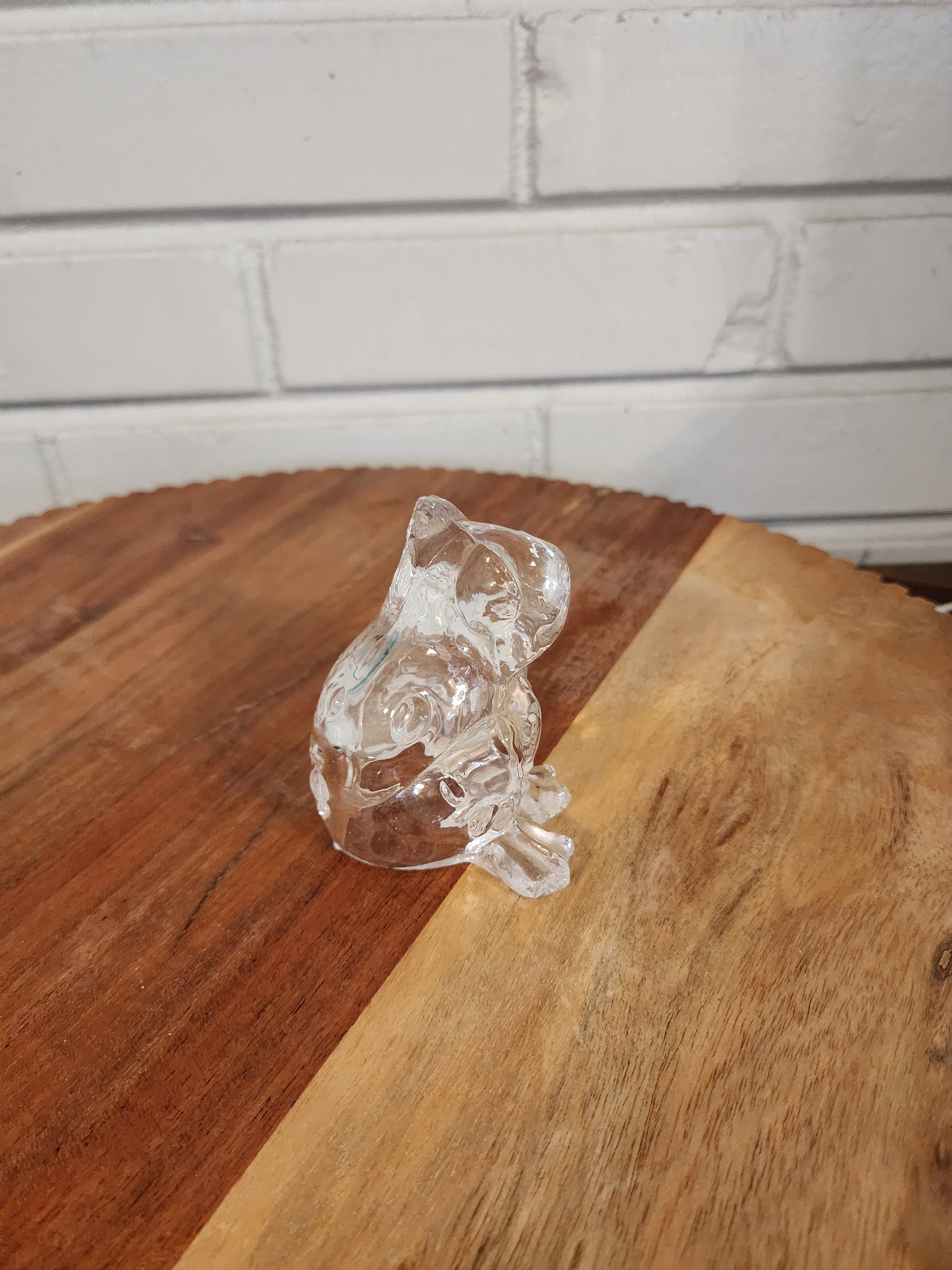 Paperweight Frog Vintage Frog Figurine Paperweight 24% Lead Crystal Crystal Frog Paper ...
