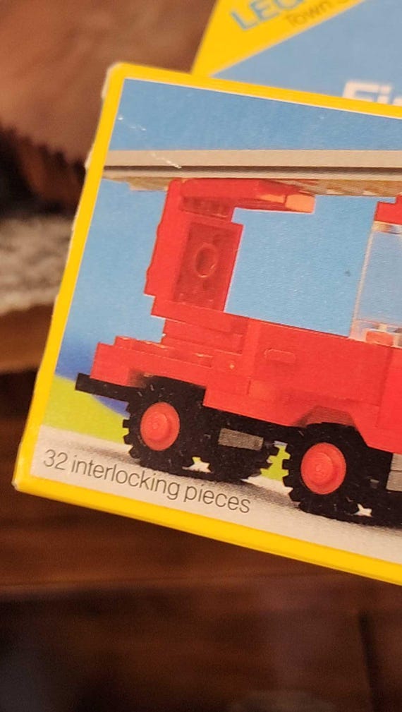 Lego Set 6621- Fire Truck (1984) - New Sealed Vintage - Etsy