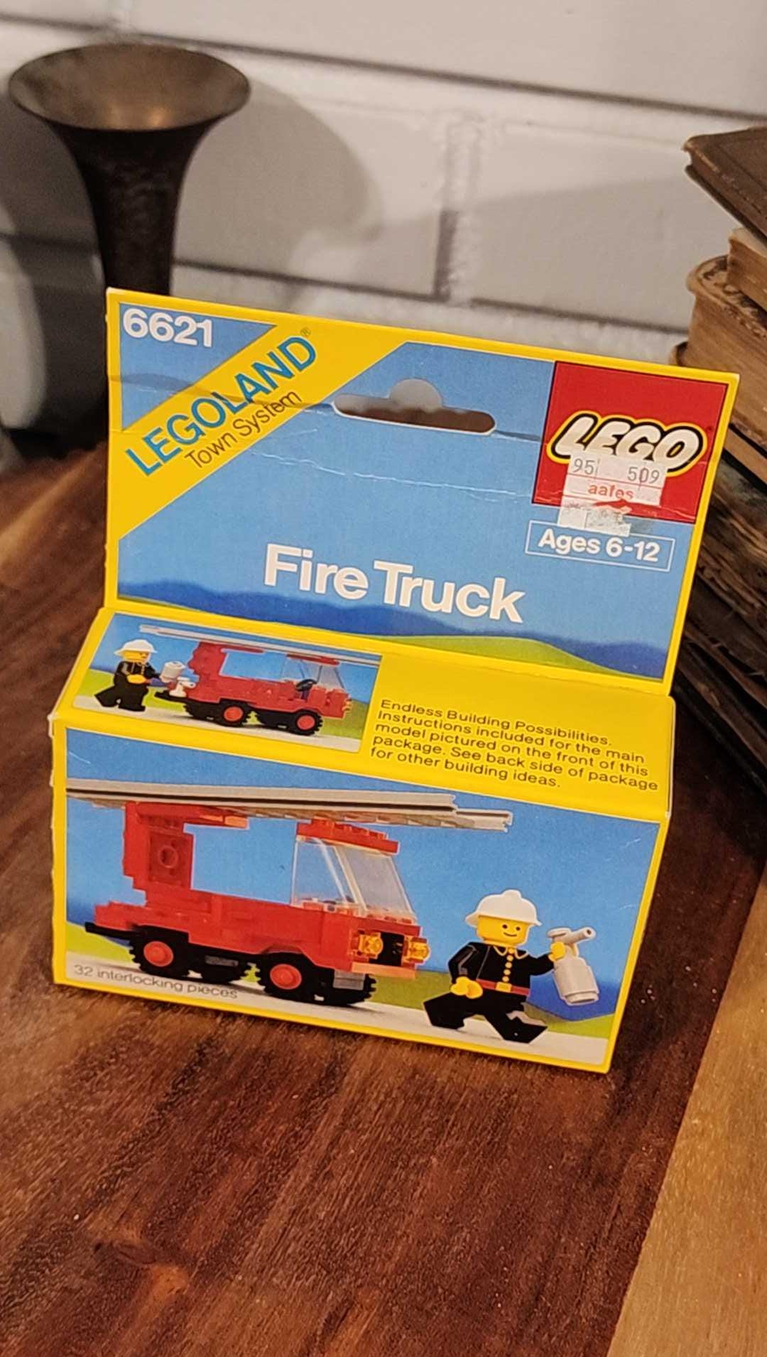 Lego Set 6621- Fire Truck (1984) - New Sealed Vintage - Etsy