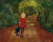 A Walk in Heaven, Handmade Greeting Card from Merlin's Garden  FREE SHIPPING