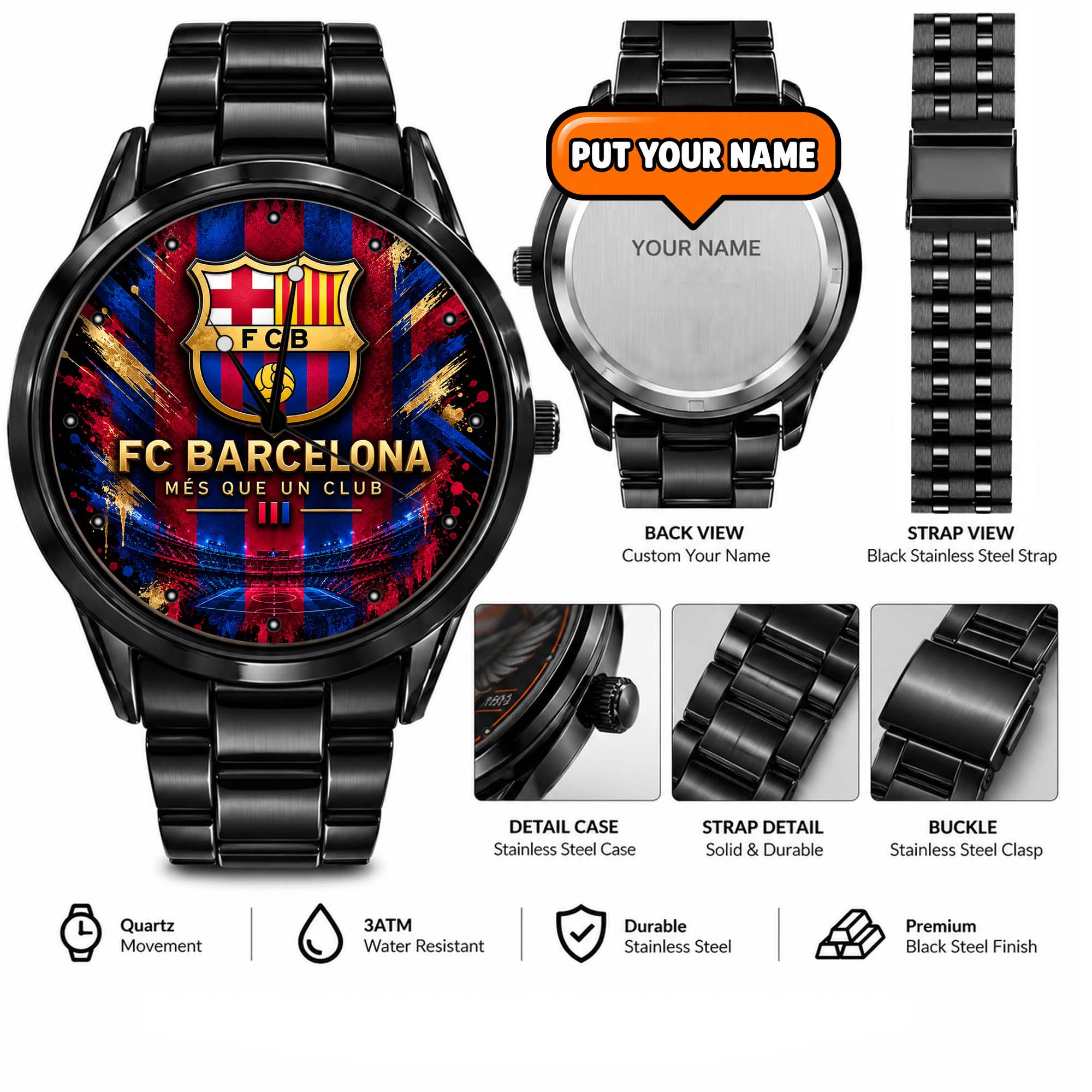 Fc Barcelona Watch - Etsy