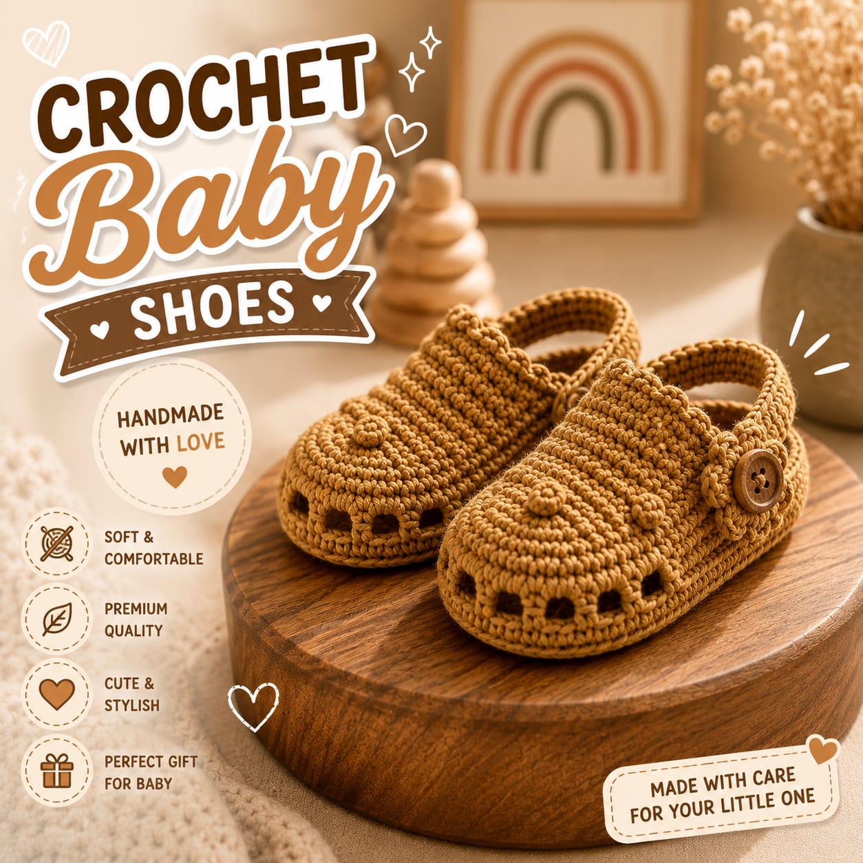 40 Baby Sandal Crochet Patterns for Sweet Summer Shoes, Gifts, and Keepsake Photos 4 Crochet Baby Sandals Pattern Clog Design