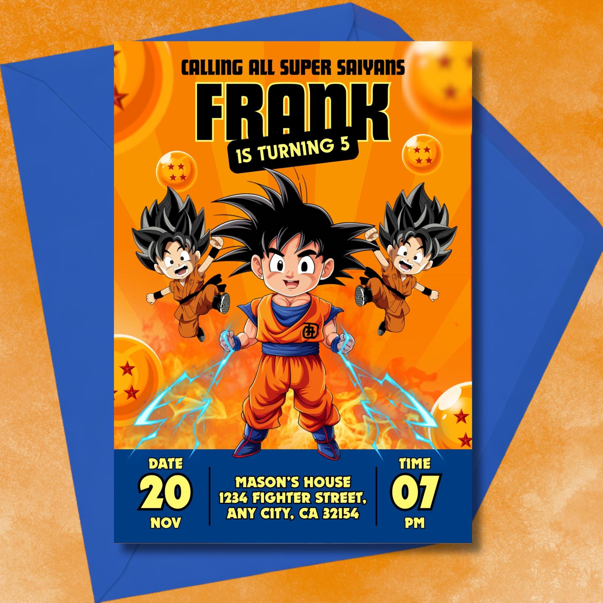 Goku birthday cards - Etsy 日本