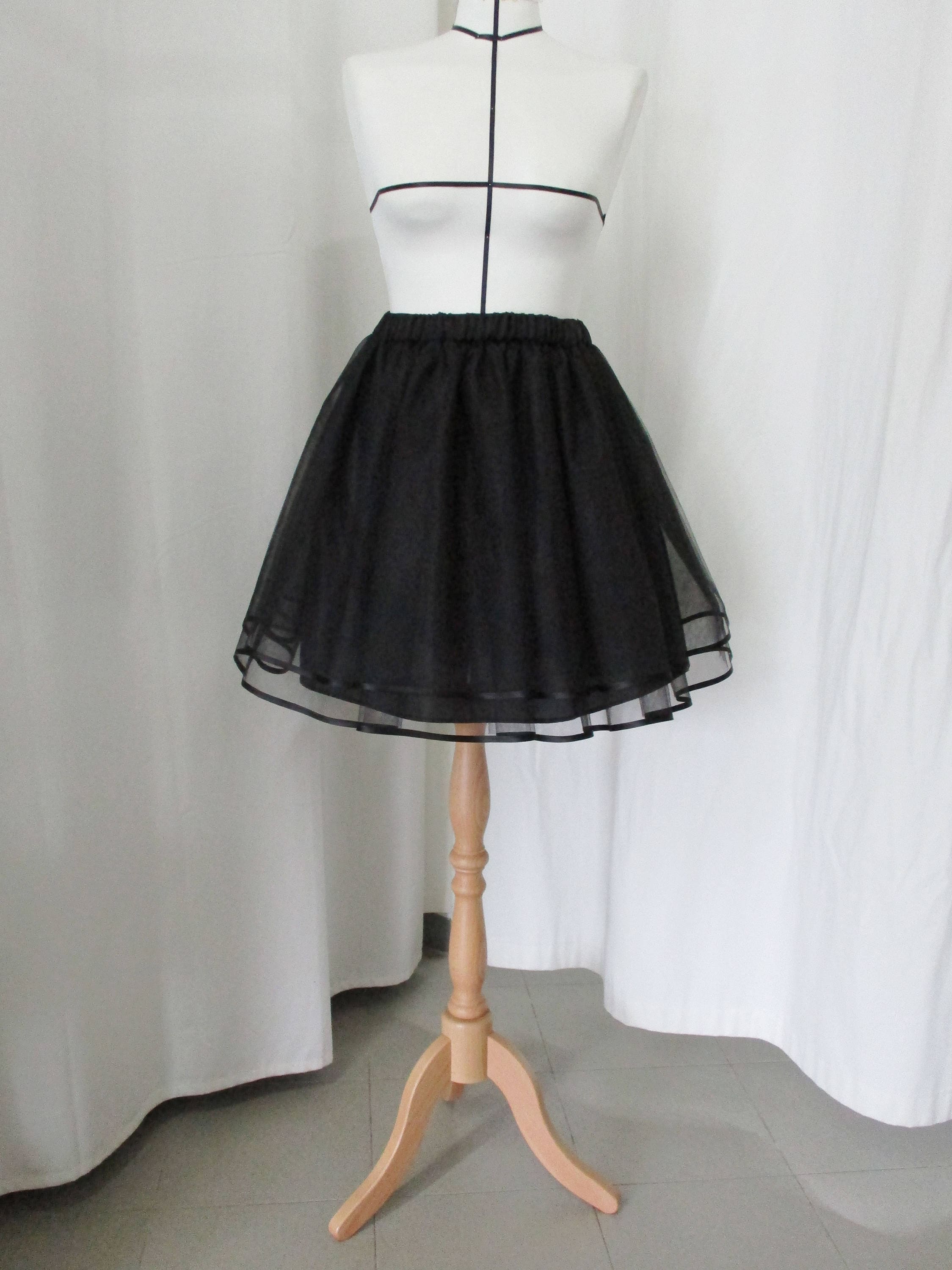 Mirage Black Tulle Skirt