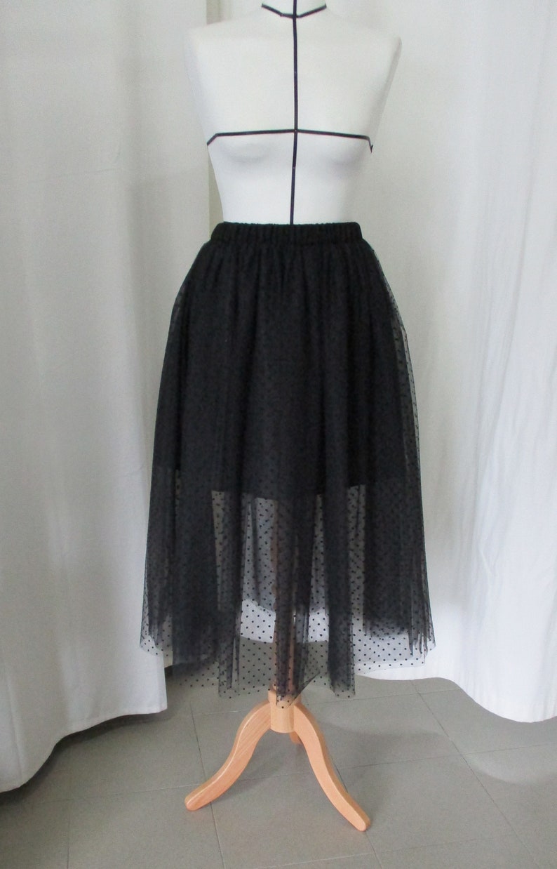 tulle skirt polka dot
