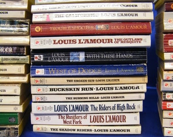 Louis L'amour Books Complete 117 Books Westerns Used 